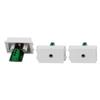 Aexit 3 Pcs Distribution 3.5mm Female Headphone Earphone Stereo Jack Socket for 128 Wall Wall Plates & Connectors Plate Panel view 1