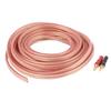 Aexit 5 Meter Audio & Video Accessories 16 Ft Speaker 600 Fine Copper Wire Core Cable w Connectors & Adapters 2 Connector view 1