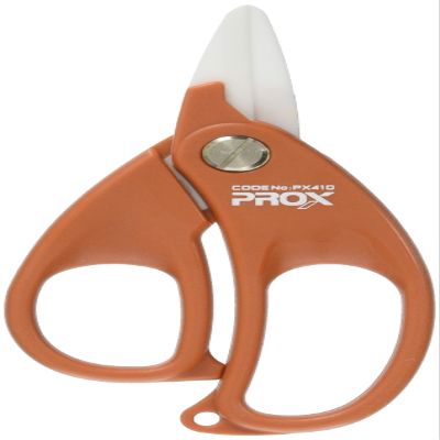 Prox PX410R PE Cut Ceramic Scissors with Hook Sharpener