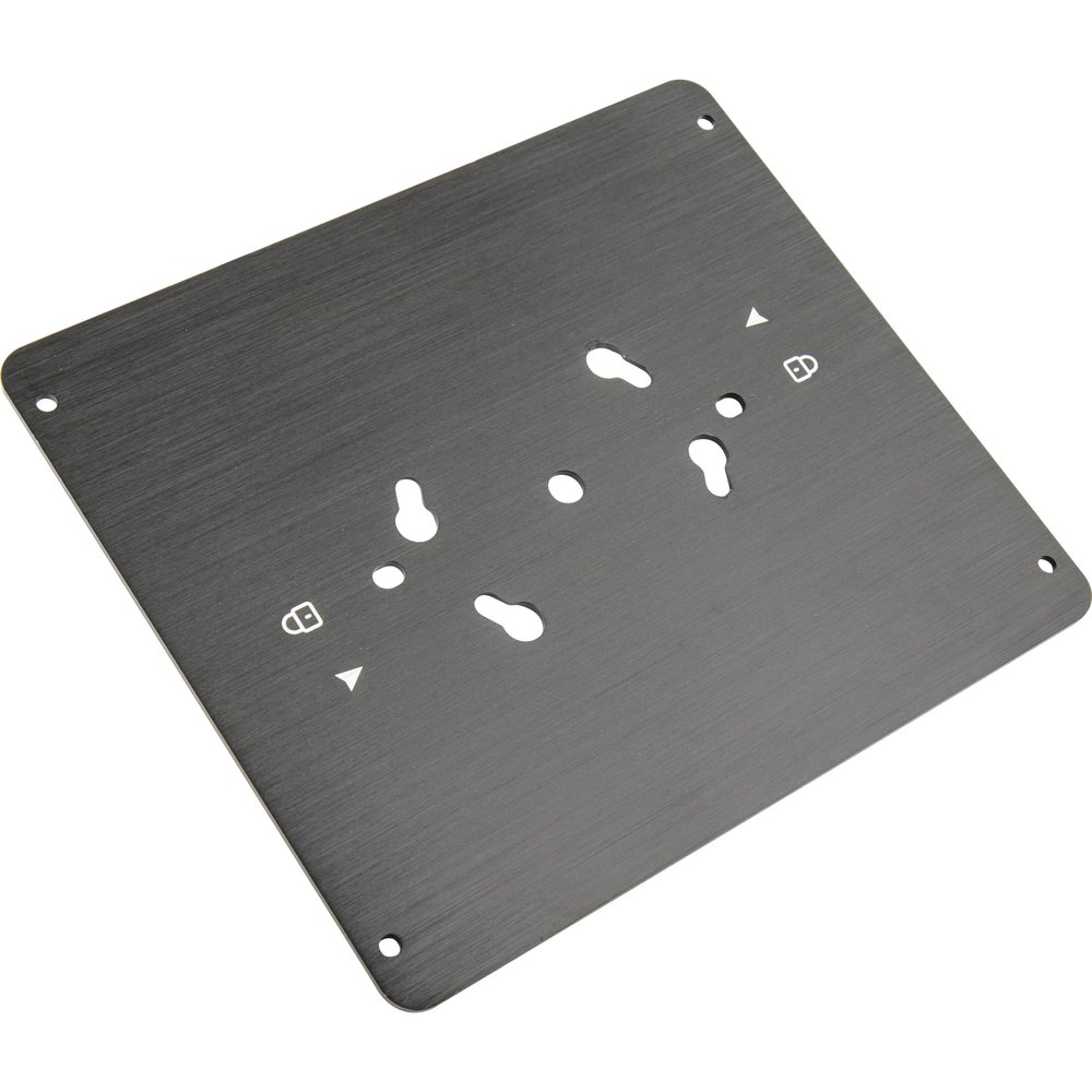 Kupo Rear Mounting Plate with Twist Lock for Kino Flo 4 Bank, Aluminum Construction with Laser Markings for Professional Lighting Mounting (KG401411)
