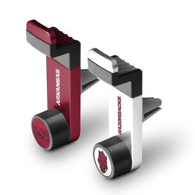 NCAA SUCKERZ In-Car Vent Mount Phone Holder 2 Pack, Arkansas Razorbacks