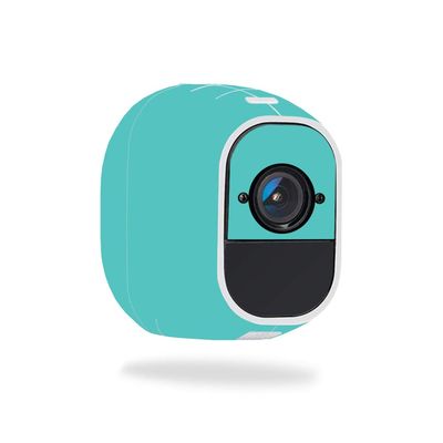 MightySkins Skin Compatible with Netgear Arlo Pro 2 - Solid Turquoise | Protective, Durable, and Unique Vinyl Decal wrap Cover | Easy to Apply, Remove, and Change Styles | Made in The USA