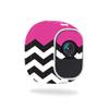 MightySkins Skin Compatible with Netgear Arlo Pro 2 - Hot Pink Chevron | Protective, Durable, and Unique Vinyl Decal wrap Cover | Easy to Apply, Remove, and Change Styles | Made in The USA view 1