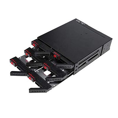 6 Bay Hard Disk Enclosure Rack Data Storage for 2.5inch SATA SSD HDD Home Backup Mail Storage Computer Case Server Chassis