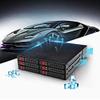 6 Bay Hard Disk Enclosure Rack Data Storage for 2.5inch SATA SSD HDD Home Backup Mail Storage Computer Case Server Chassis view 2