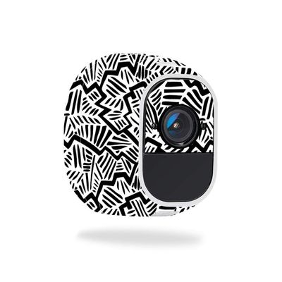 MightySkins Skin Compatible with Netgear Arlo Pro - Abstract Black | Protective, Durable, and Unique Vinyl Decal wrap Cover | Easy to Apply, Remove, and Change Styles | Made in The USA