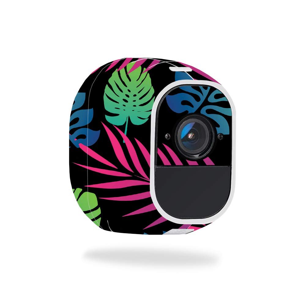 MightySkins Skin Compatible with Netgear Arlo Pro 2 - Neon Tropics | Protective, Durable, and Unique Vinyl Decal wrap Cover | Easy to Apply, Remove, and Change Styles | Made in The USA