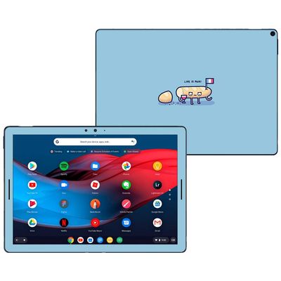 MightySkins Skin Compatible with Google Pixel Slate 12.3" (2018) - French Bread | Protective, Durable, and Unique Vinyl Decal wrap Cover | Easy to Apply, Remove, and Change Styles | Made in The USA