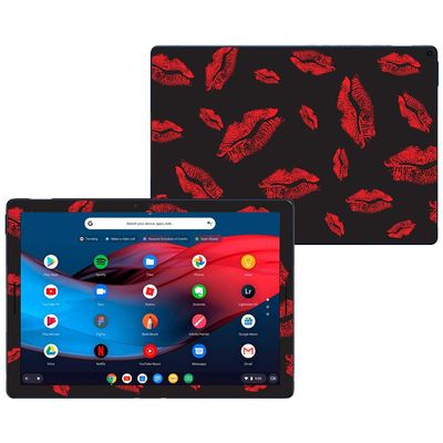 MightySkins Skin Compatible with Google Pixel Slate 12.3" (2018) - Kiss Me | Protective, Durable, and Unique Vinyl Decal wrap Cover | Easy to Apply, Remove, and Change Styles | Made in The USA
