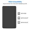 Phoncoo 2.5Inch High Speed USB 3.0 to SATA External Solid State Hard Disk SSD HDD Case for 7mm/9.5mm Solid State Drive view 3