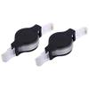 2pcs Portable Retractable RJ45 Ethernet LAN Internet Network Cables Wires for 10/100/1000BaseT Network for Computer Router view 1