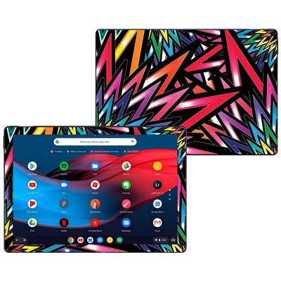 MightySkins Skin Compatible with Google Pixel Slate 12.3" (2018) - Color Bomb | Protective, Durable, and Unique Vinyl Decal wrap Cover | Easy to Apply, Remove, and Change Styles | Made in The USA