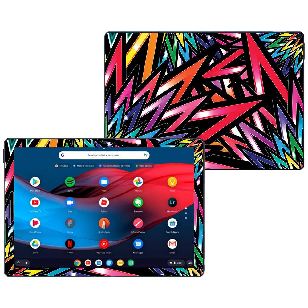 MightySkins Skin Compatible with Google Pixel Slate 12.3" (2018) - Color Bomb | Protective, Durable, and Unique Vinyl Decal wrap Cover | Easy to Apply, Remove, and Change Styles | Made in The USA