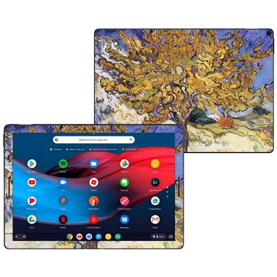 MightySkins Skin Compatible With Google Pixel Slate 12.3" (2018) - Mulberry Tree | Protective, Durable, and Unique Vinyl Decal wrap cover | Easy To Apply, Remove, and Change Styles | Made in the USA