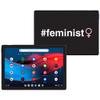 MightySkins Skin Compatible with Google Pixel Slate 12.3" (2018) - Feminist | Protective, Durable, and Unique Vinyl Decal wrap Cover | Easy to Apply, Remove, and Change Styles | Made in The USA view 1