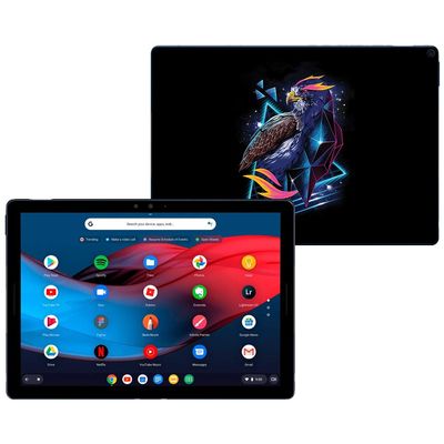 MightySkins Skin Compatible with Google Pixel Slate 12.3" (2018) - Heroic Hawk | Protective, Durable, and Unique Vinyl Decal wrap Cover | Easy to Apply, Remove, and Change Styles | Made in The USA
