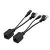 2pcs POE Adapter Cable RJ45 Injector Splitter Kit Tape Screened Passive Power Over Ethernet Synthesizer Separator Combiner view 1