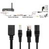 2pcs POE Adapter Cable RJ45 Injector Splitter Kit Tape Screened Passive Power Over Ethernet Synthesizer Separator Combiner view 4
