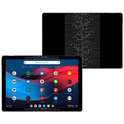 MightySkins Skin Compatible with Google Pixel Slate 12.3" (2018) - Pug Division | Protective, Durable, and Unique Vinyl Decal wrap Cover | Easy to Apply, Remove, and Change Styles | Made in The USA