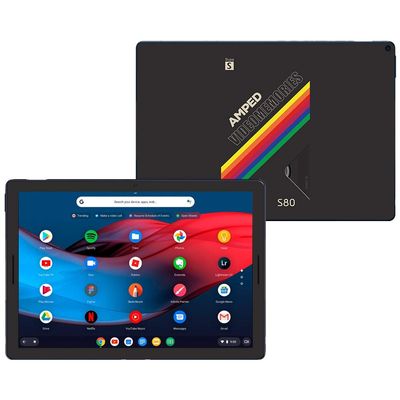 MightySkins Skin Compatible with Google Pixel Slate 12.3" (2018) - Video Memories | Protective, Durable, and Unique Vinyl Decal wrap Cover | Easy to Apply, Remove, and Change Styles | Made in The USA