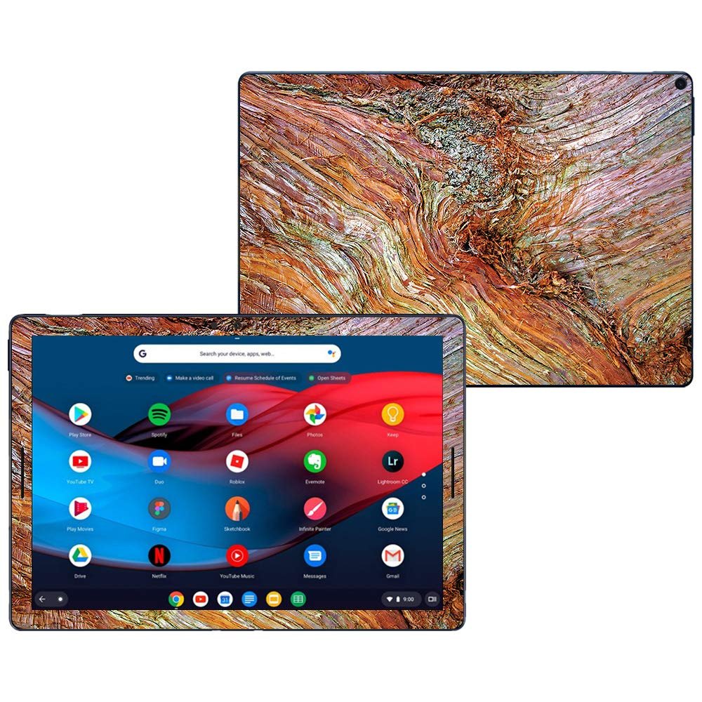MightySkins Skin Compatible with Google Pixel Slate 12.3" (2018) - Woodlands | Protective, Durable, and Unique Vinyl Decal wrap Cover | Easy to Apply, Remove, and Change Styles | Made in The USA