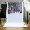 0.9 * 1.5 m/2.95 * 4.92 ft Snowman Photography Background Fabric Photo Props Studio Backdrop Decorate for Room photoes view 2