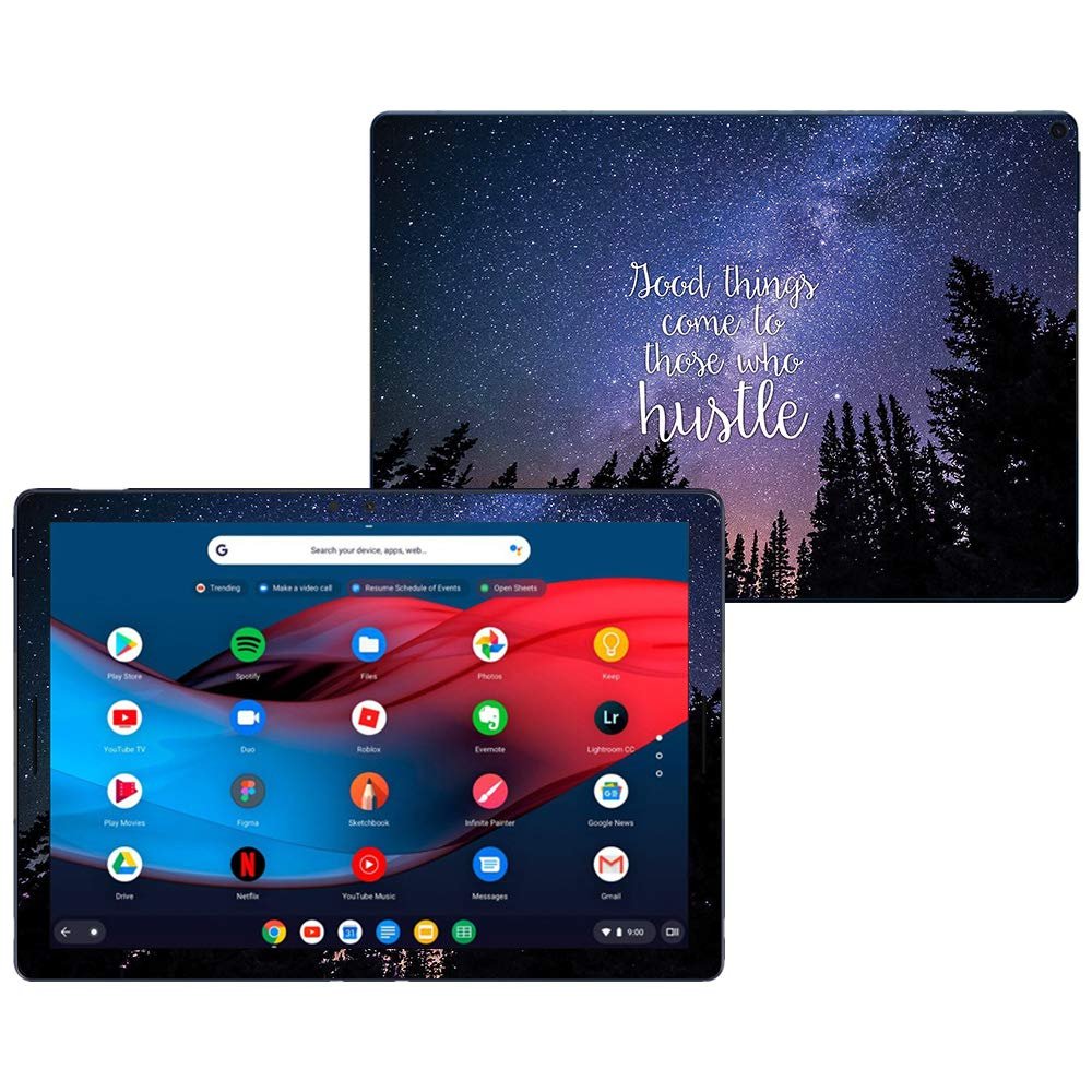 MightySkins Skin Compatible With Google Pixel Slate 12.3" (2018) - Hustle | Protective, Durable, and Unique Vinyl Decal wrap cover | Easy To Apply, Remove, and Change Styles | Made in the USA