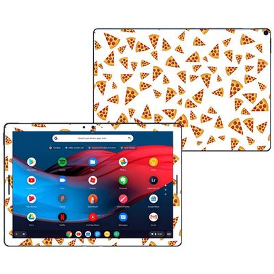 MightySkins Skin Compatible with Google Pixel Slate 12.3" (2018) - Body by Pizza | Protective, Durable, and Unique Vinyl Decal wrap Cover | Easy to Apply, Remove, and Change Styles | Made in The USA