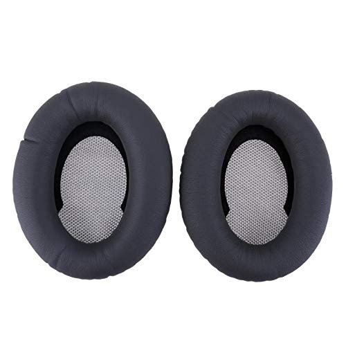 1 Pair Protein Leather Ear Cushion 9275mm Replacement Ear Pads for QC35 QC25 QC2 QC15 AE2 Around-Ear Headphone