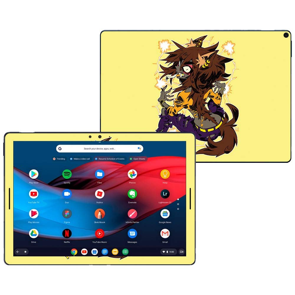 MightySkins Skin Compatible with Google Pixel Slate 12.3" (2018) - Werewolf | Protective, Durable, and Unique Vinyl Decal wrap Cover | Easy to Apply, Remove, and Change Styles | Made in The USA