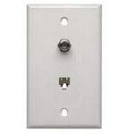 30-9715-BU, Connector Accessories Wall Plate Ivory Bulk (10 Items)