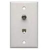 30-9715-BU, Connector Accessories Wall Plate Ivory Bulk (10 Items) view 1