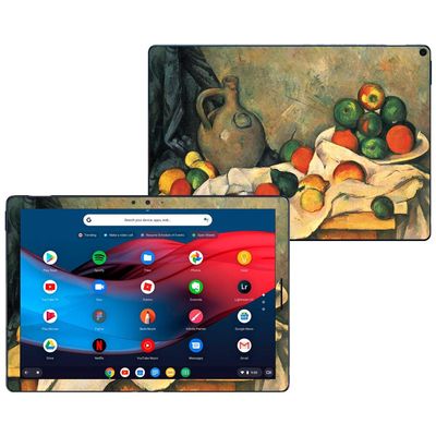 MightySkins Skin Compatible With Google Pixel Slate 12.3" (2018) - Jug And Fruit | Protective, Durable, and Unique Vinyl Decal wrap cover | Easy To Apply, Remove, and Change Styles | Made in the USA