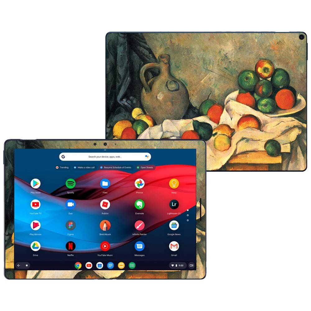 MightySkins Skin Compatible With Google Pixel Slate 12.3" (2018) - Jug And Fruit | Protective, Durable, and Unique Vinyl Decal wrap cover | Easy To Apply, Remove, and Change Styles | Made in the USA