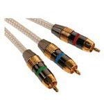65-910, Cable Assembly RGB 2m 3(RCA) to 3(RCA) PL-PL