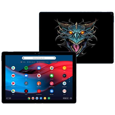 MightySkins Skin Compatible with Google Pixel Slate 12.3" (2018) - Dragon Head | Protective, Durable, and Unique Vinyl Decal wrap Cover | Easy to Apply, Remove, and Change Styles | Made in The USA