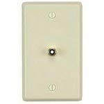 30-1042-BU, Connector Accessories Single Connector Standard Wall Plate Ivory Bulk (25 Items)