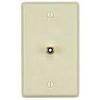 30-1042-BU, Connector Accessories Single Connector Standard Wall Plate Ivory Bulk (25 Items) view 1