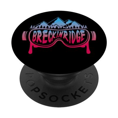Breckenridge Colorado Outdoor Adventure Skiing Snowboard PopSockets Swappable PopGrip