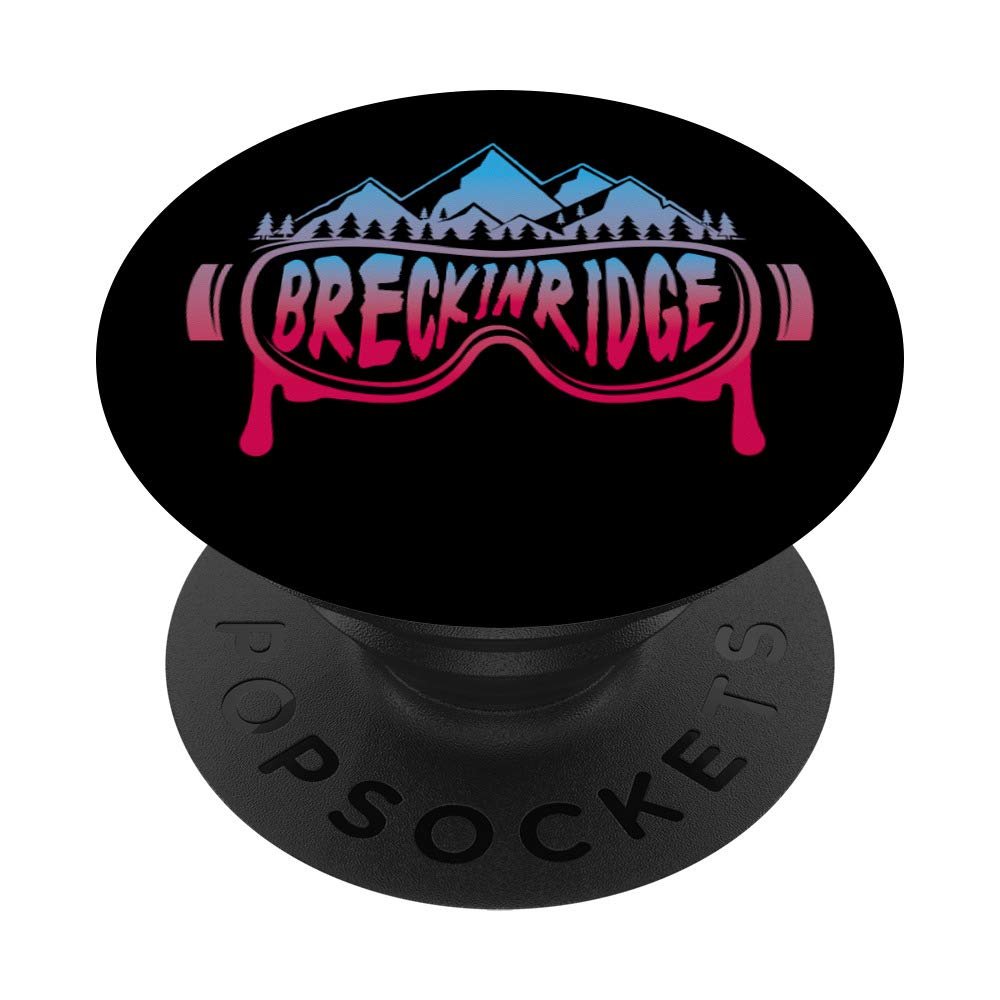 Breckenridge Colorado Outdoor Adventure Skiing Snowboard PopSockets Swappable PopGrip
