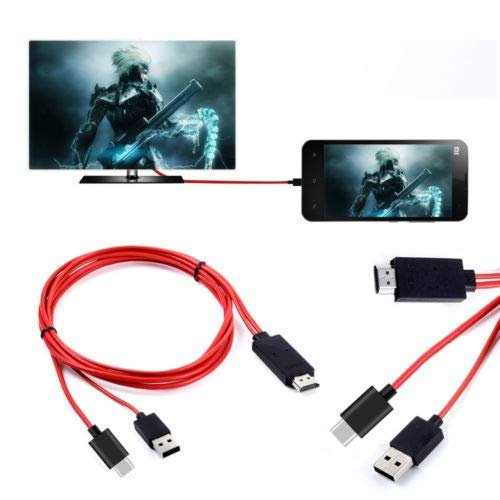 1080P HDMI AV HD TV Adapter Adaptor Video Cable Cord Wire for HTC U11 Life Phone