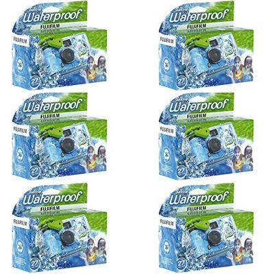 Fujifilm QuickSnap 800 Waterproof 35mm One-Time-Use Disposable Camera, 27 Exposures
