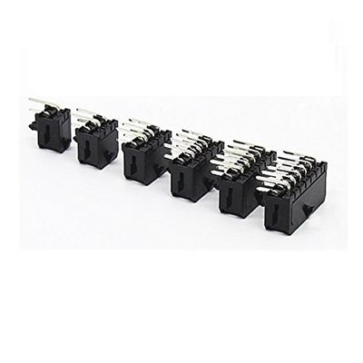 Davitu 10pcs Micro-Fit 3.0 mm connector wafer Dual rows 2x1 2 Pin 4 6 8 10 12 14 16 18 20 24 Pin Right Angle Through Hole PCB 43045 - (Color: Wafer 2x12 P RA)