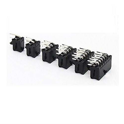 Davitu 10pcs Micro-Fit 3.0 mm connector wafer Dual rows 2x1 2 Pin 4 6 8 10 12 14 16 18 20 24 Pin Right Angle Through Hole PCB 43045 - (Color: Wafer 2x12 P RA)