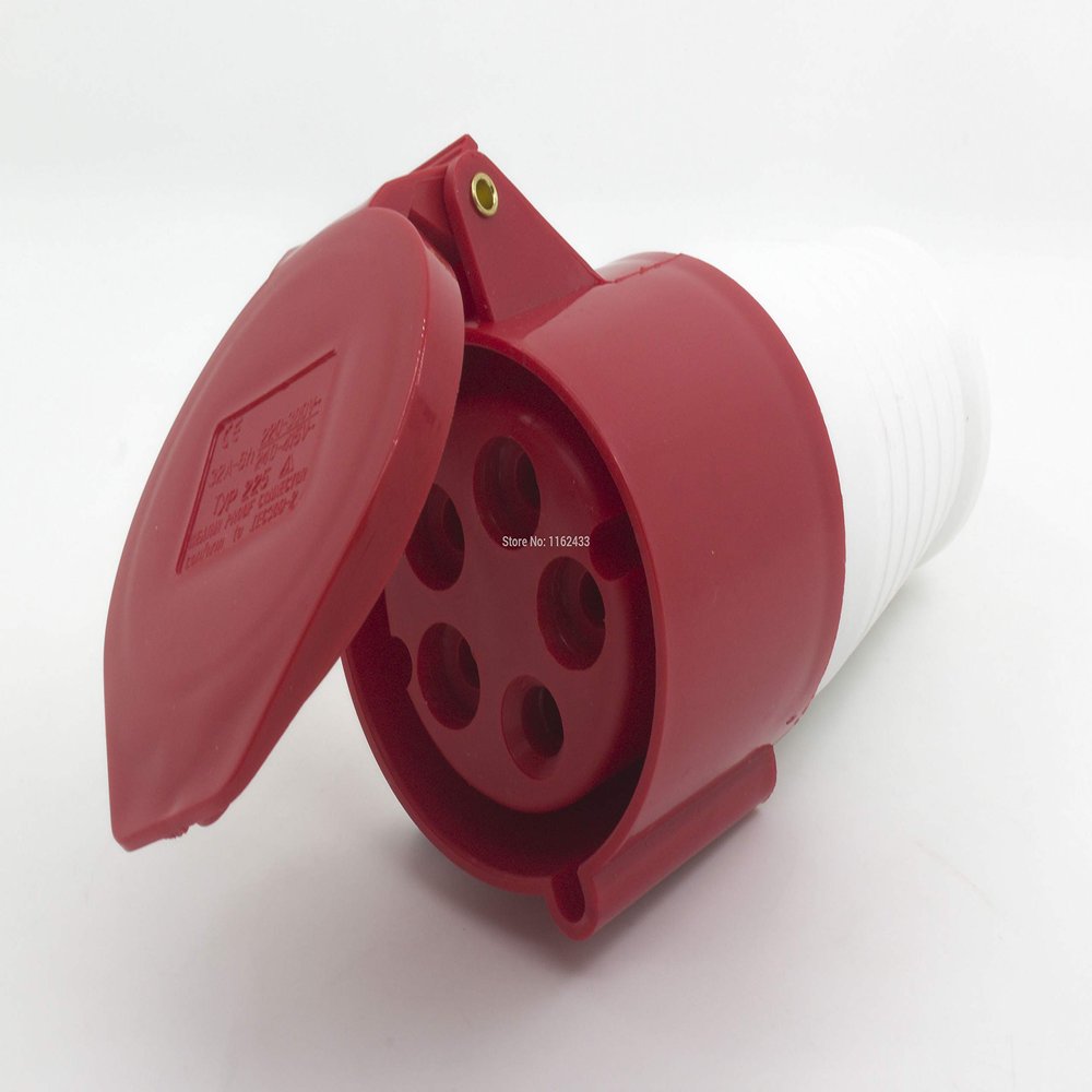 Davitu 32A 3P N E 5 pin 220-380V/240-415V IP44 225 three phase splashproof industrial connector/coupler