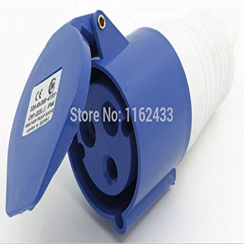 Davitu 32A 2P E 3 pin 220-240V IP44 223L single phase splashproof industrial connector coupler with cable sleeve