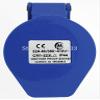Davitu 32A 2P E 3 pin 220-240V IP44 223L single phase splashproof industrial connector coupler with cable sleeve view 2