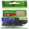 1/Pack LM Tapes - LMeMQ835 Premium 1/2" White Print on Satin Gold Label Compatible with P-Touch TZe-MQ835 Tape TZ-MQ835 and Includes a Nice Tape Color/Size Guide. Replaces 12mm 0.47 Laminated view 1