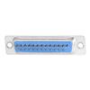 uxcell D-sub Connector DB25 Female Socket 25-pin 2-Row Port Terminal Breakout for Mechanical Equipment CNC Computers Blue Pack of 1 view 3