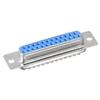 uxcell D-sub Connector DB25 Female Socket 25-pin 2-Row Port Terminal Breakout for Mechanical Equipment CNC Computers Blue Pack of 1 view 4